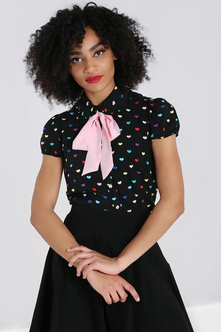 True Love Blouse>Hell Bunny Hot