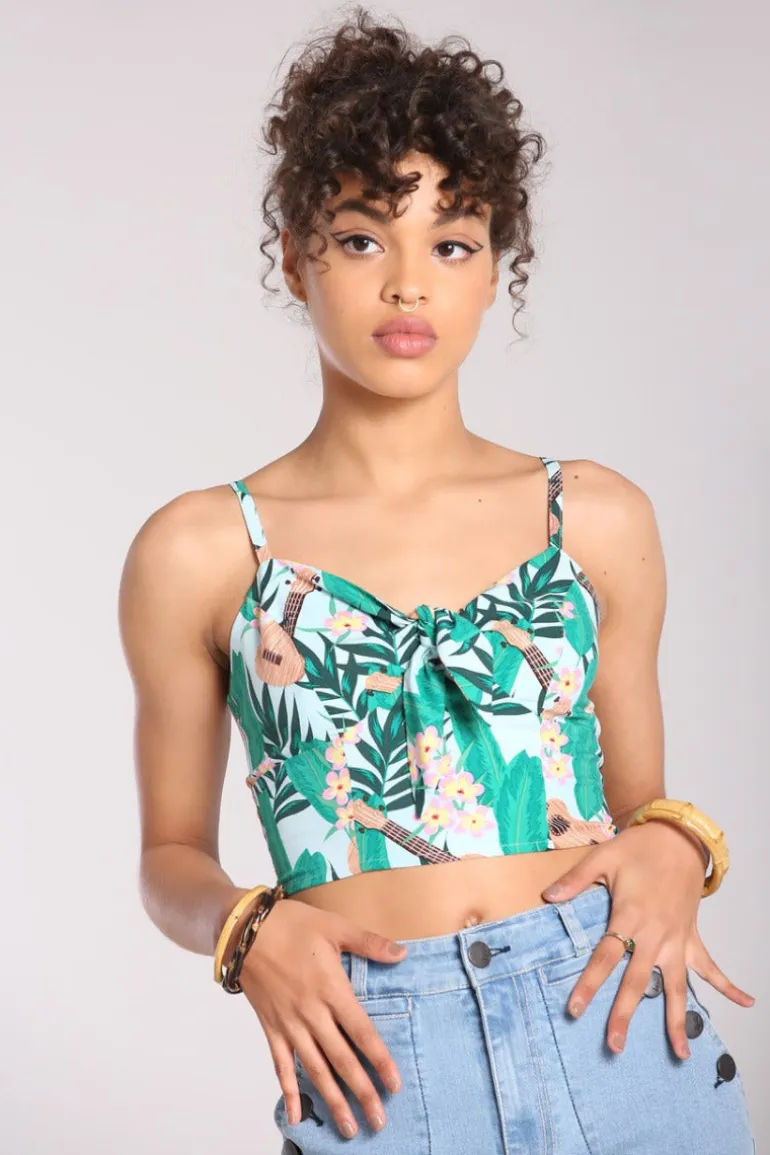 Ululani Crop Top>Hell Bunny Sale