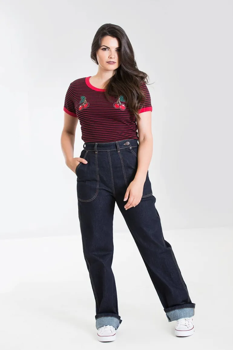 Weston Denim Trousers>Hell Bunny Cheap