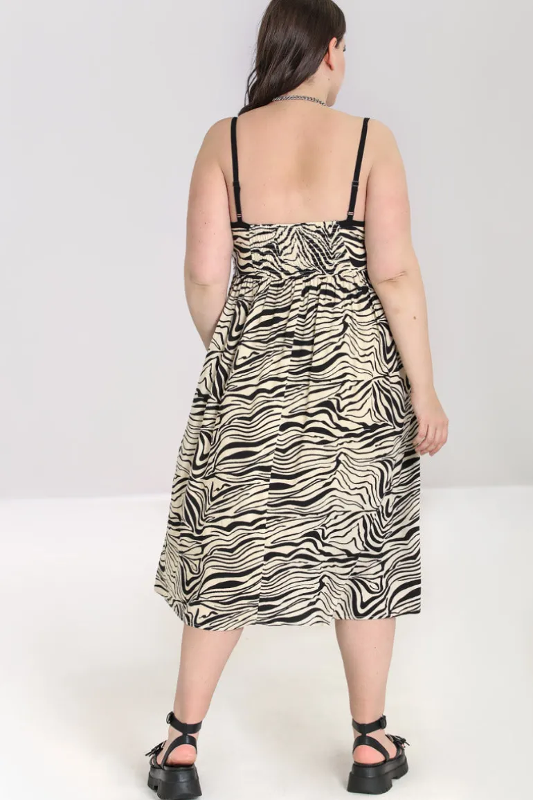 zebra_maxi__dress_10.webp Zebra Maxi Dress>Hell Bunny Best Sale