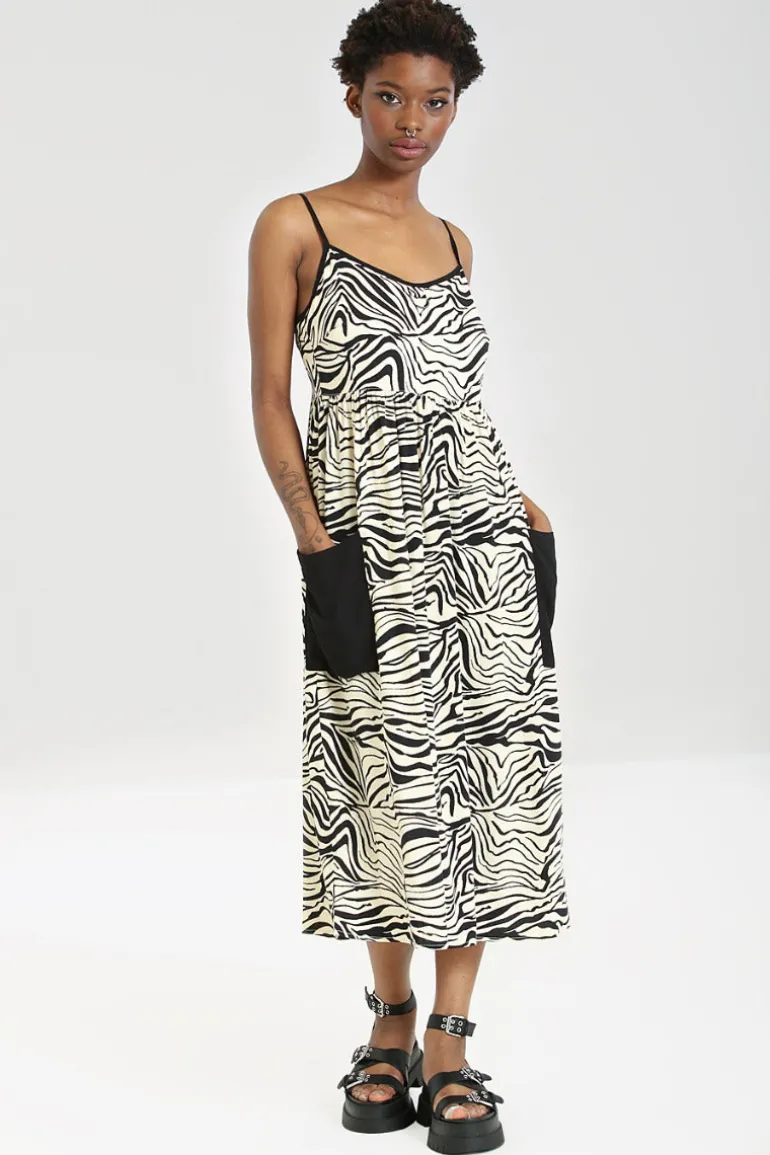 zebra_maxi__dress_2.webp Zebra Maxi Dress>Hell Bunny Best Sale