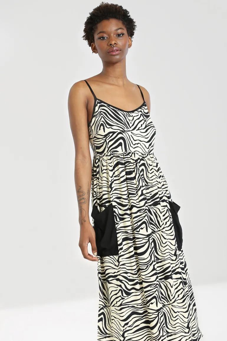 zebra_maxi__dress_3.webp Zebra Maxi Dress>Hell Bunny Best Sale