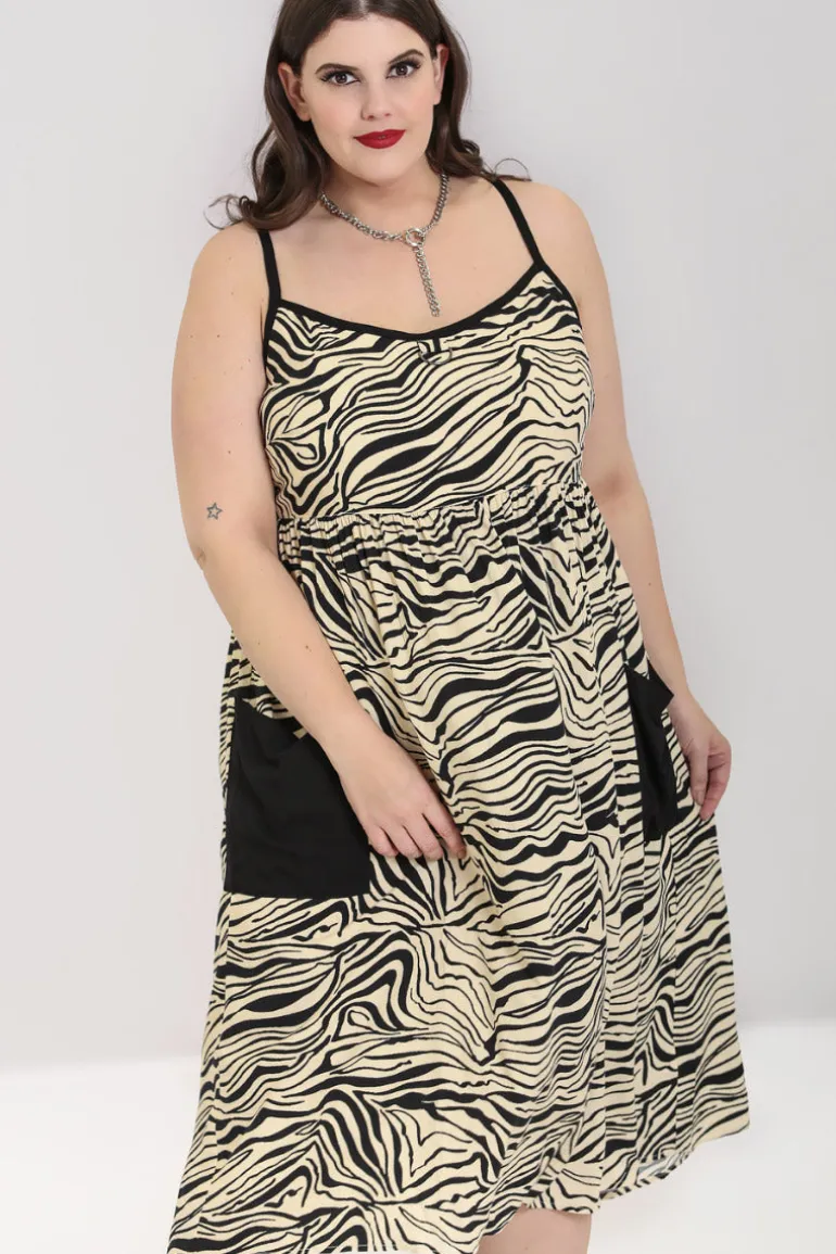 zebra_maxi__dress_8.webp Zebra Maxi Dress>Hell Bunny Best Sale