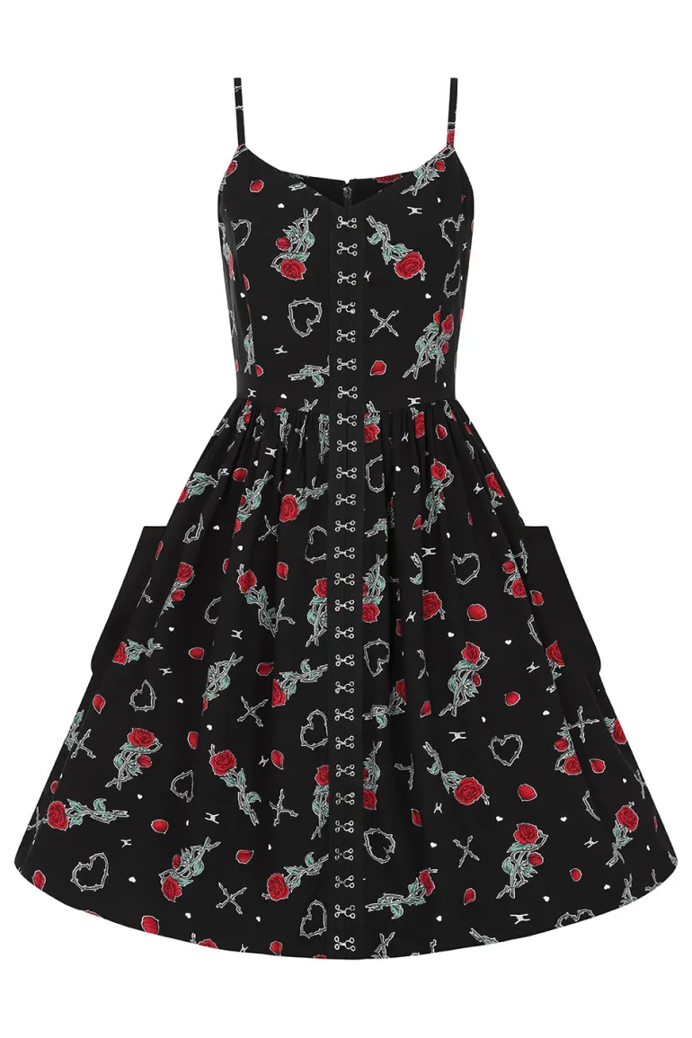 zoey_knee_dress_11.webp Zoey Knee Dress>Hell Bunny Clearance