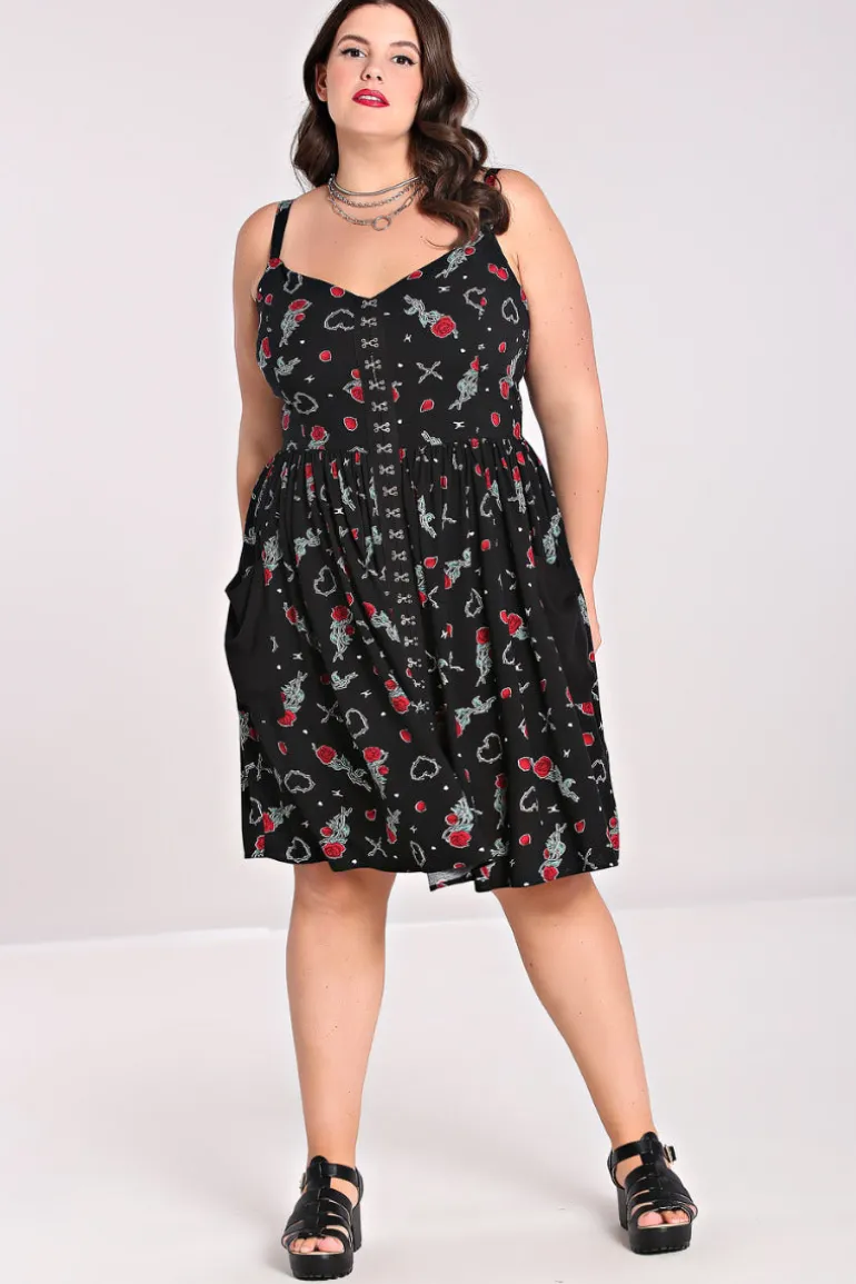 zoey_knee_dress_6.webp Zoey Knee Dress>Hell Bunny Clearance
