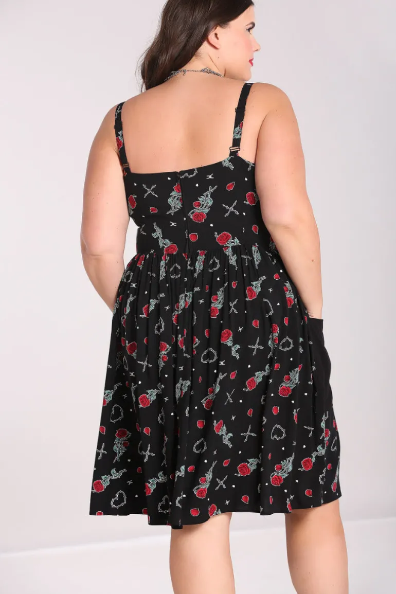 zoey_knee_dress_7.webp Zoey Knee Dress>Hell Bunny Clearance